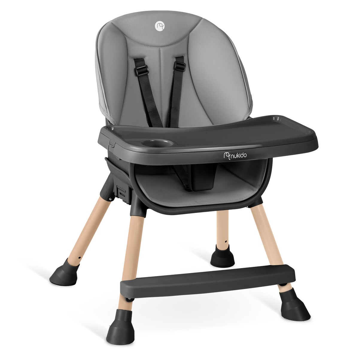 Krzesełko do karmienia dla dzieci regulowane fotelik Nukido