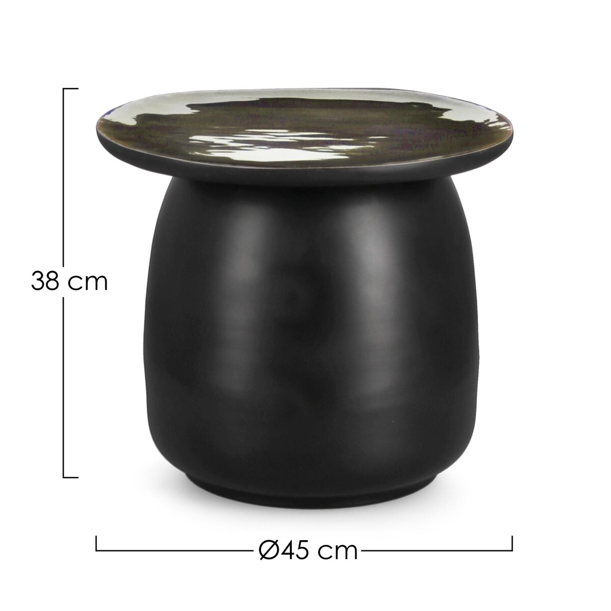 BIZZOTTO stolik kawowy ZAINAB czarny