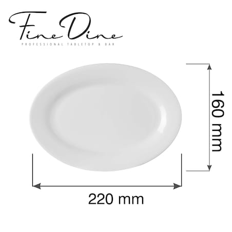 Półmisek Pure Bianco, 220x160mm