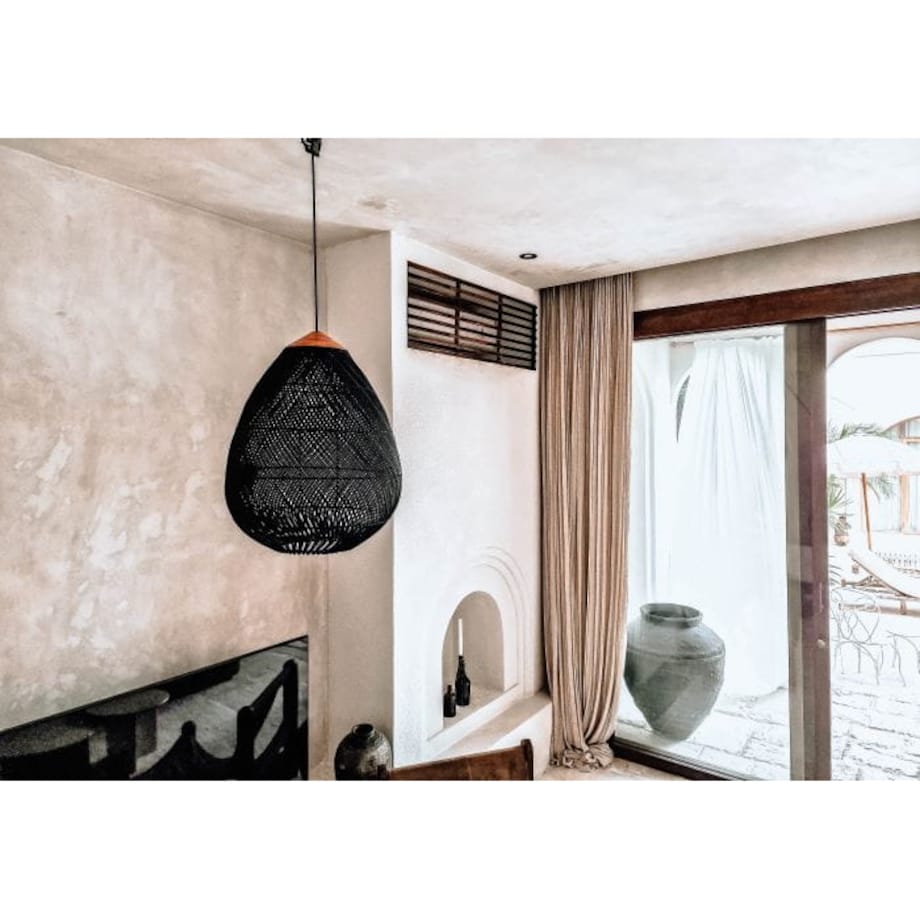 LAMPA WILLIAM CZARNA