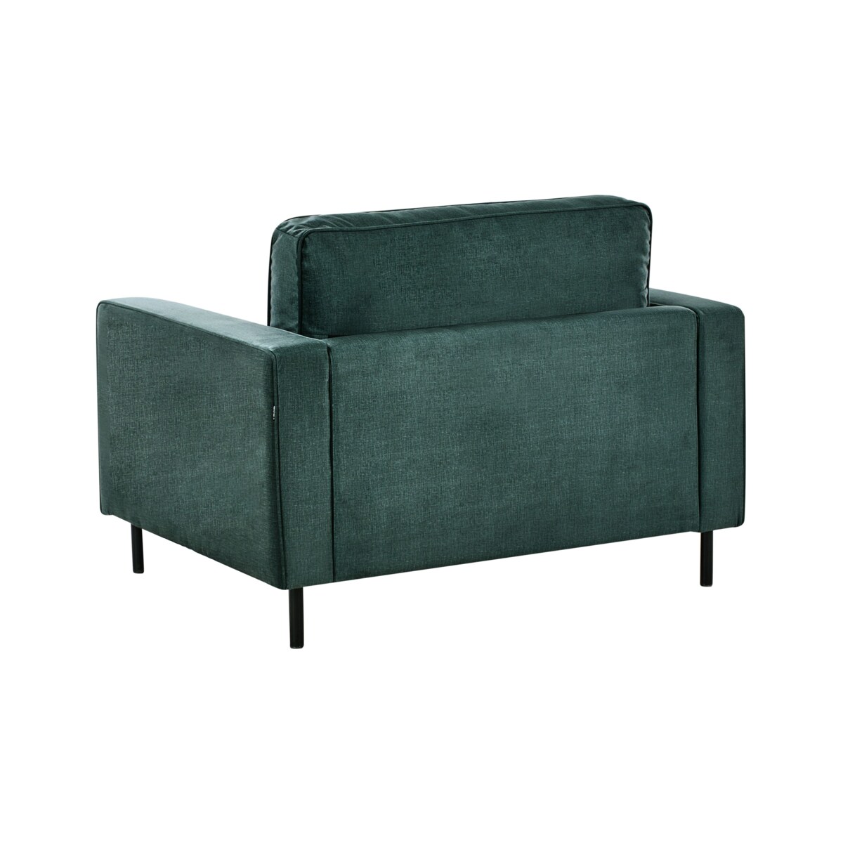 Fotel SAVALEN Welur Ciemnozielony