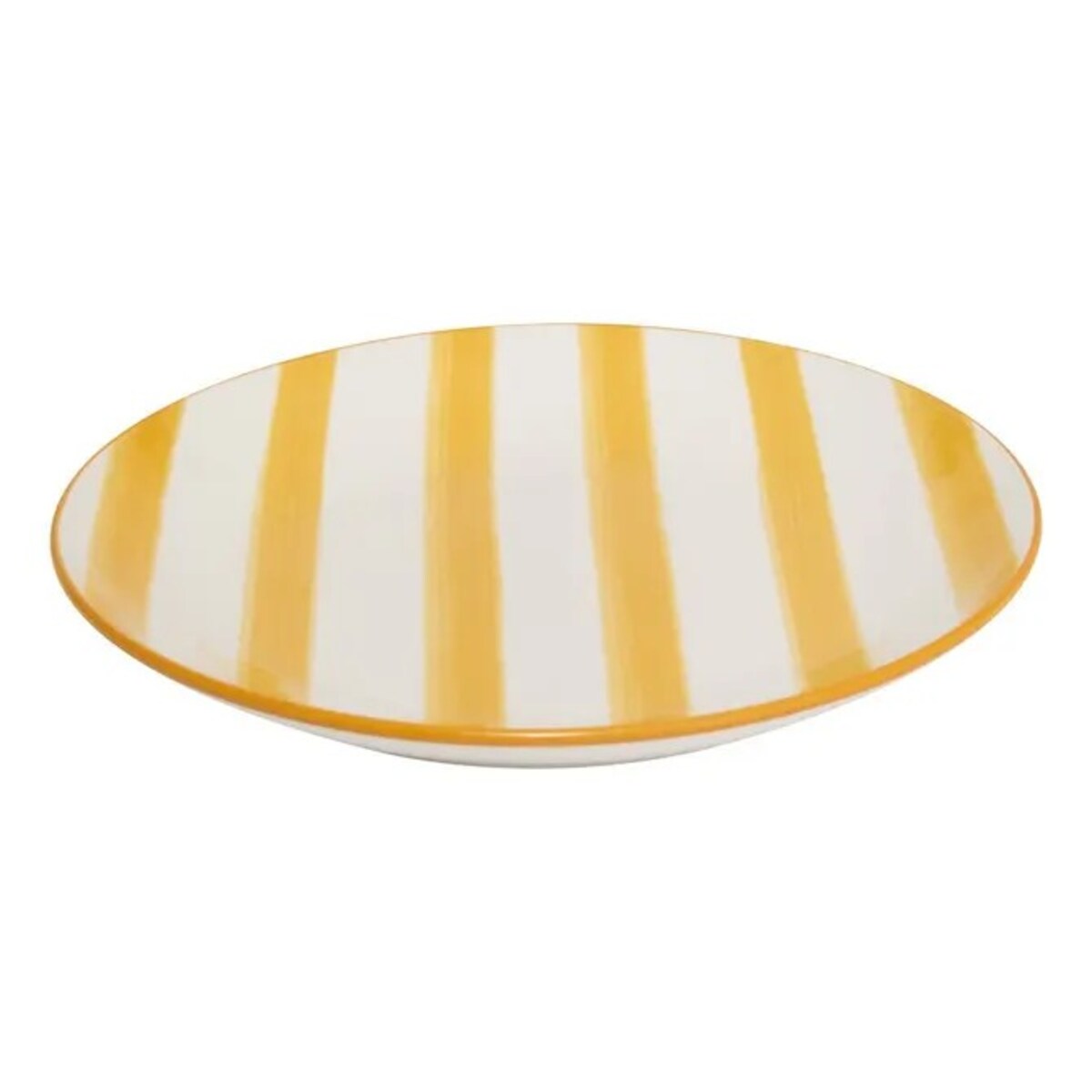 Komplet 6 talerzy deserowych, żółtych, Charlie, 19 cm