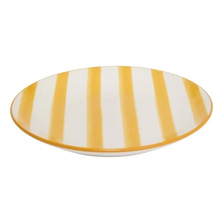 Komplet 6 talerzy deserowych, żółtych, Charlie, 19 cm