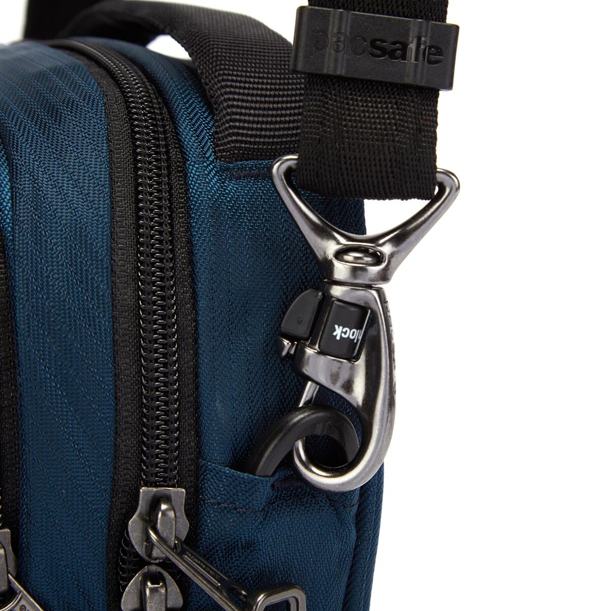 Torba męska na ramię/ listonoszka antykradzieżowa Pacsafe Metrosafe LS100 Econyl® - granatowa
