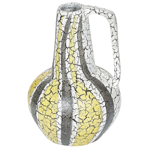 Terakota Wazon dekoracyjny 34 Kolorowy Biały MALAKKA