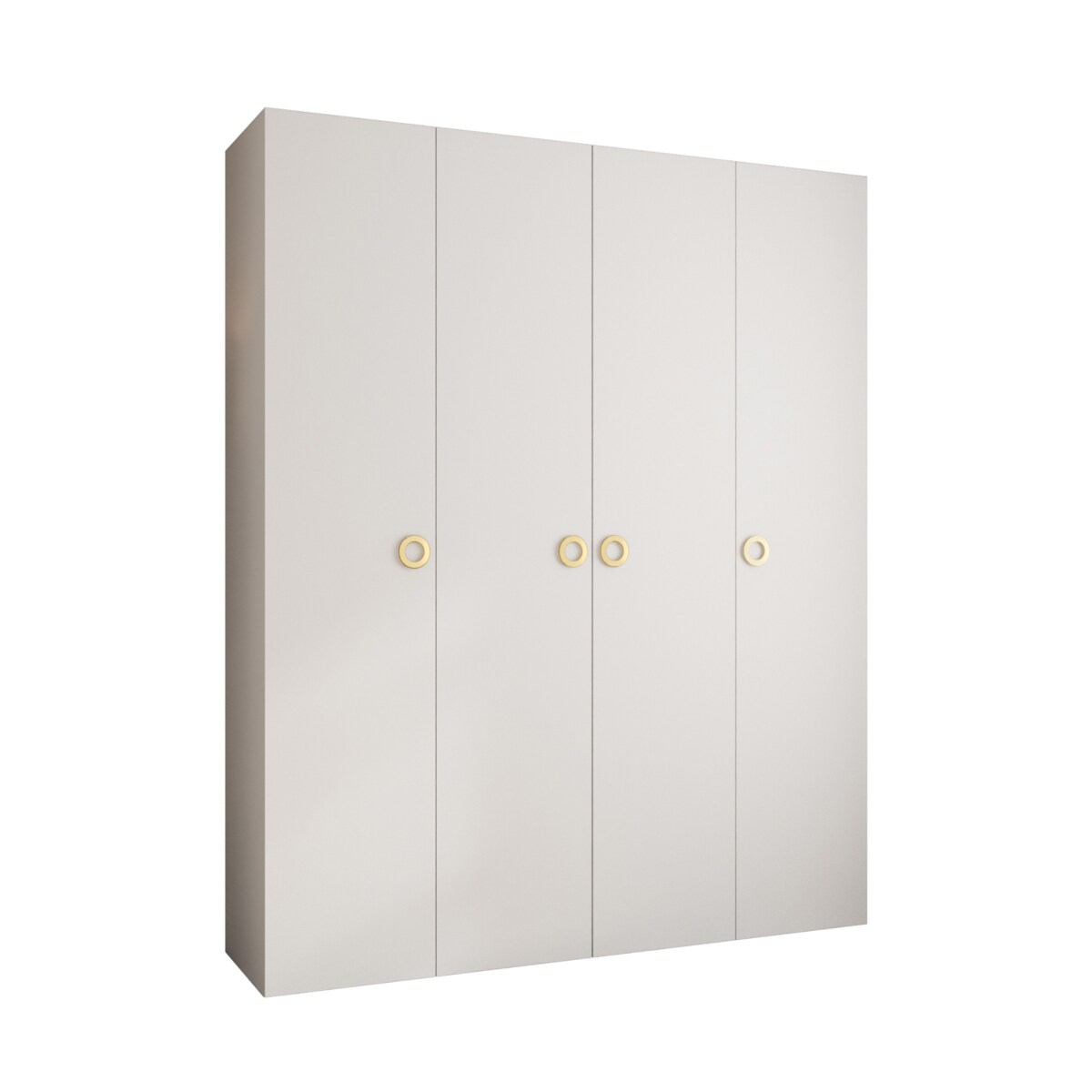 Szafa czterodrzwiowa Como 1 200 gł.40 biały+złoty