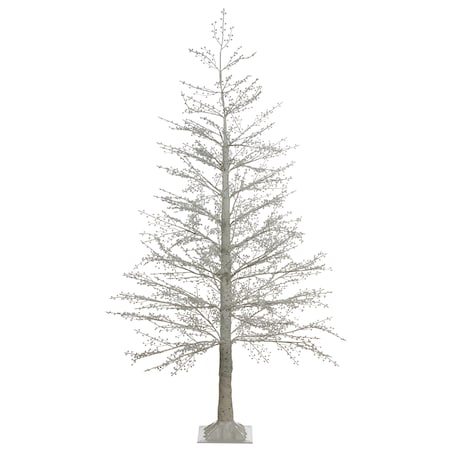 Dekoracja ogrodowa LED SUONTEE Choinka 180 cm Biały