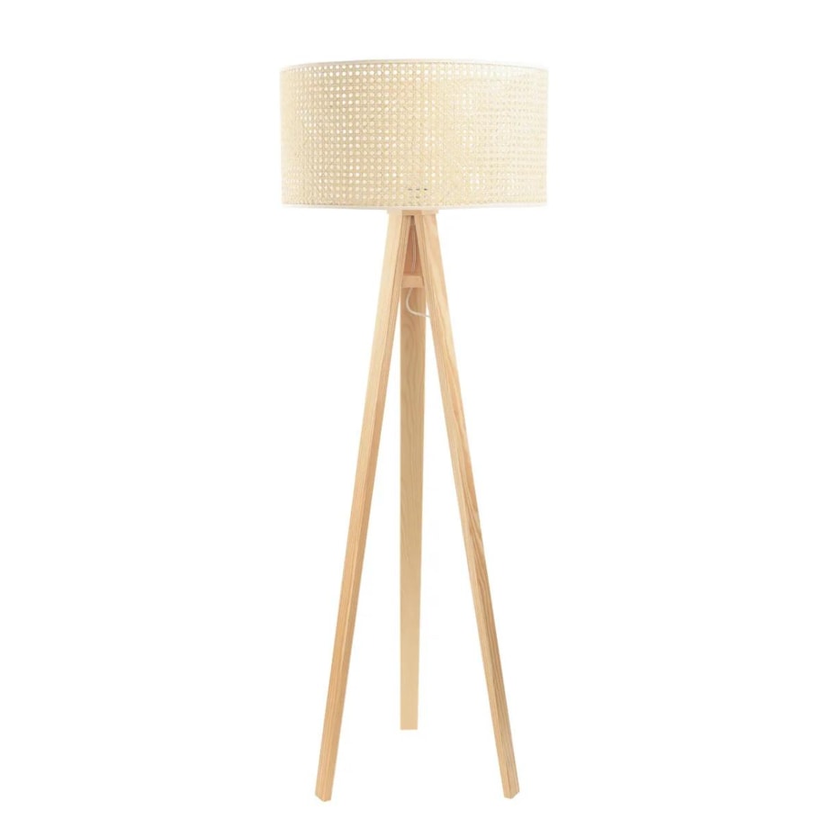 Lampa stojąca BOHO 50 rattan naturalny