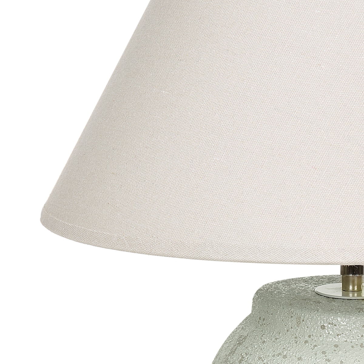 Lampa stołowa AMBLO Ceramika Złamana biel