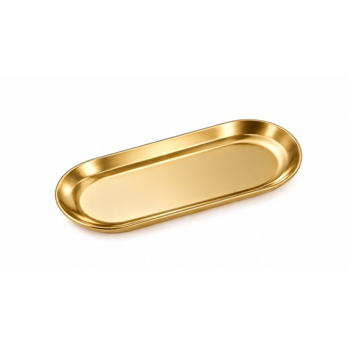 Taca dekoracyjna SHP MIDAS S złota metalowa 18 × 8,7 cm