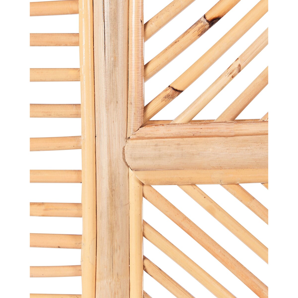 3-panelowy składany parawan pokojowy rattanowy 117 x 180 cm naturaly LAMEZIA