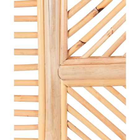 3-panelowy składany parawan pokojowy rattanowy 117 x 180 cm naturaly LAMEZIA