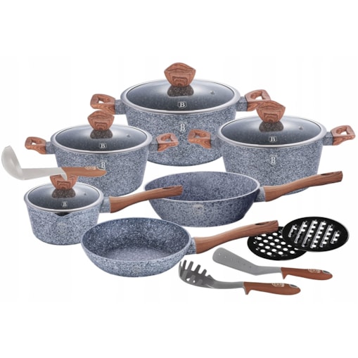 Zestaw garnków BERLINGER HAUS Forest Line 15 elementów