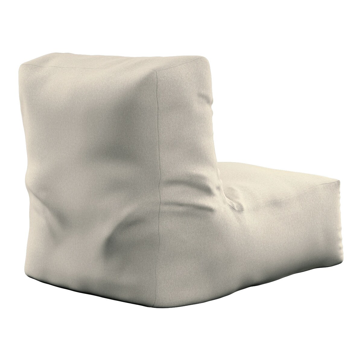 Pufa - fotel, beżowy melanż, 67 x 31 x 75 cm, Amsterdam