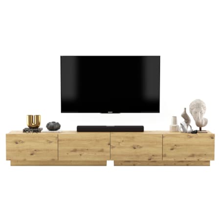 Szafka RTV Loft Stojąca / Wisząca Komoda RTV Dąb Artisan 240 cm
