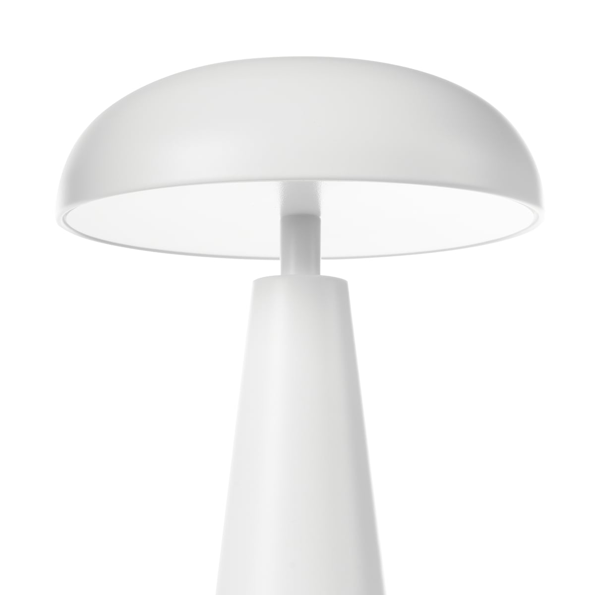 Bezprzewodowa lampa stołowa LED BOCONO Ze ściemniaczem Metal Biały