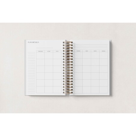 PLANNER NIEDATOWANY TYGODNIOWY – WHITE BEET