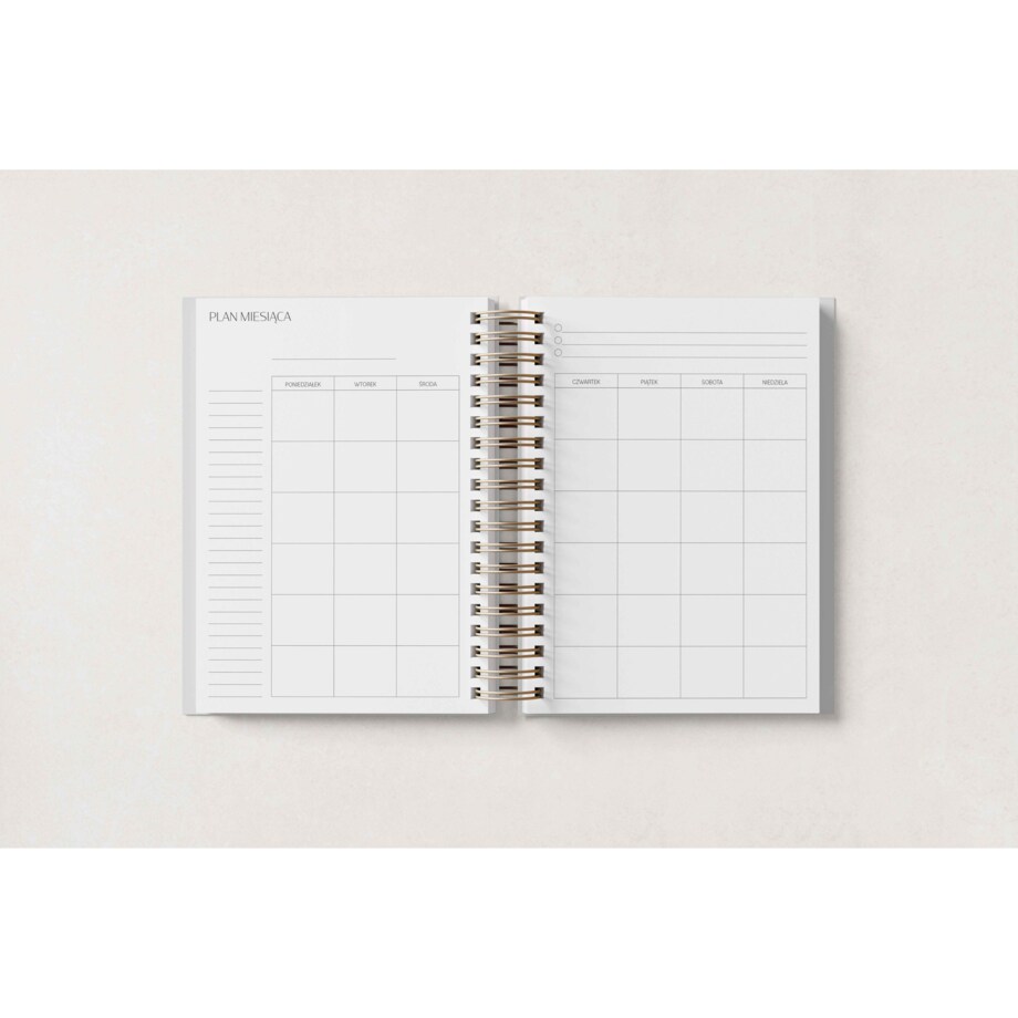 PLANNER NIEDATOWANY TYGODNIOWY – WHITE BEET