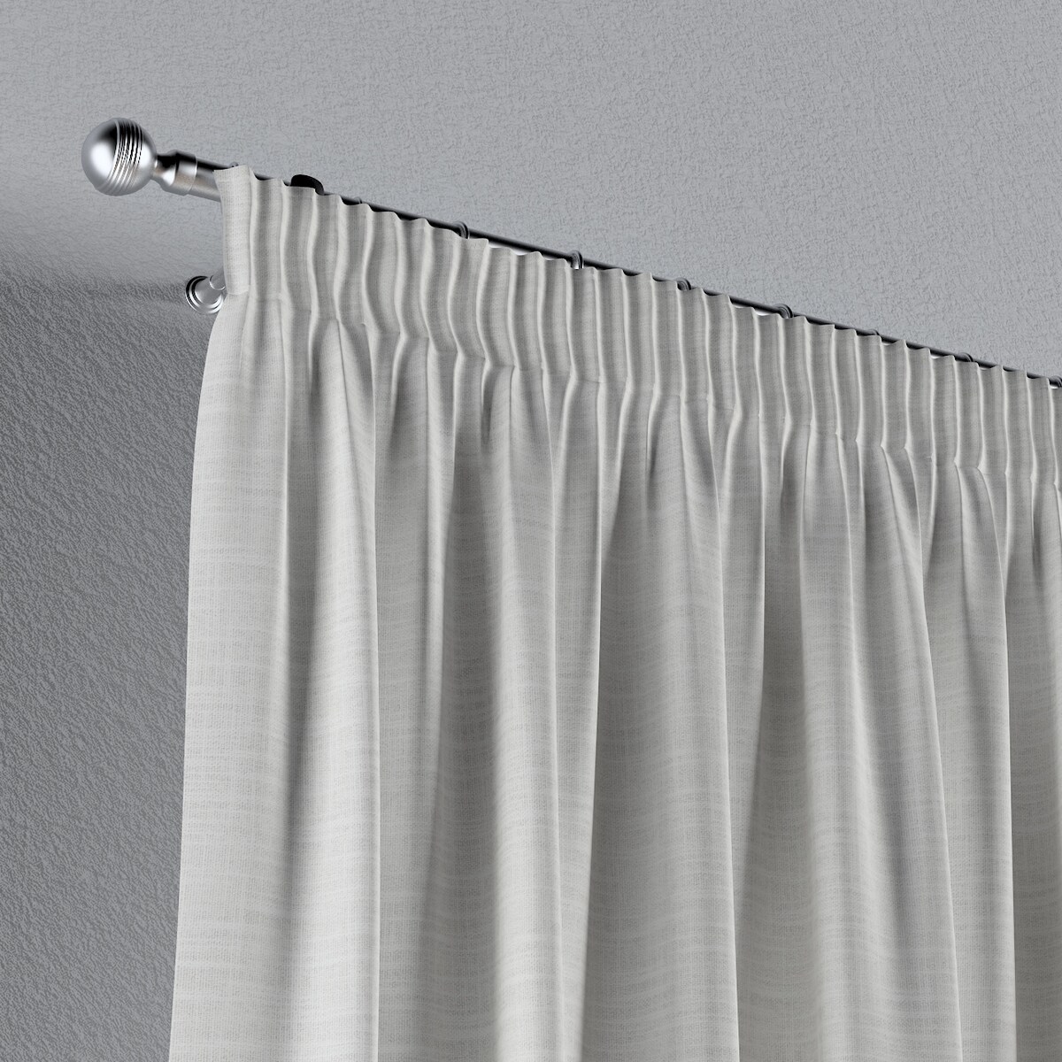 Zasłona na taśmie marszczącej 1 szt. 130x245 ecru