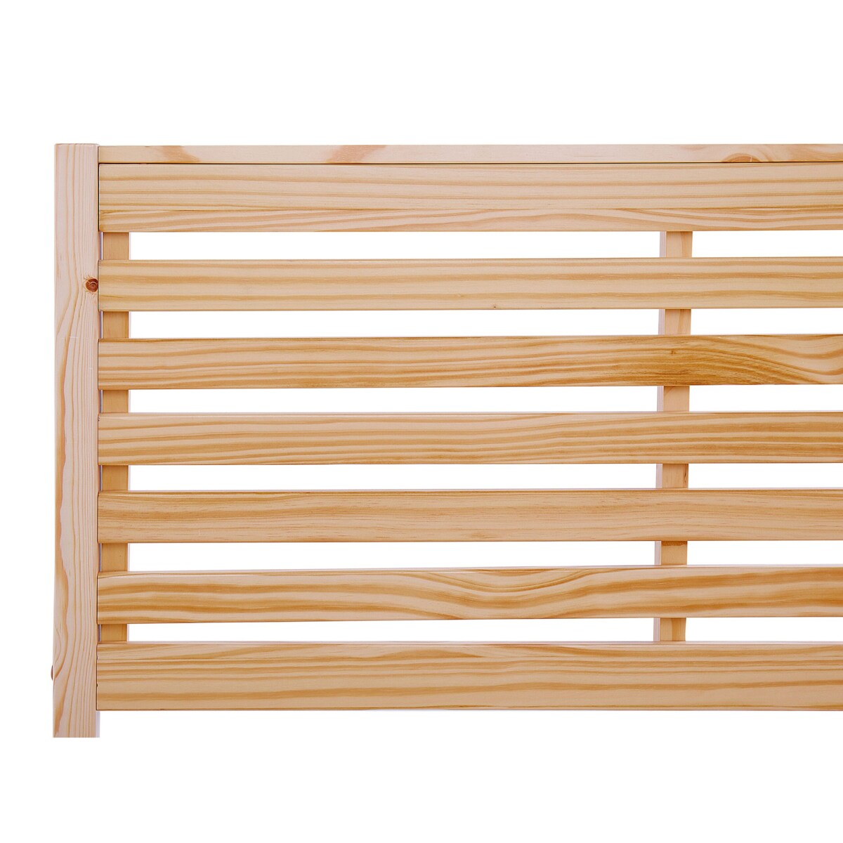 Łóżko drewniane 180 x 200 cm jasne CARNAC