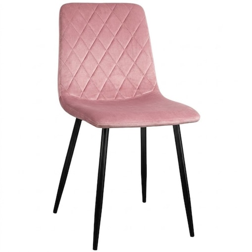 Krzesło tapicerowane pikowane wygodne nowoczesne do kuchni jadalni