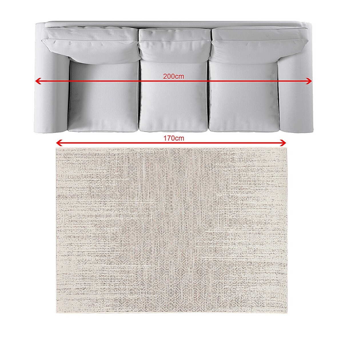 Dywan Breeze wool/cliff grey 120x170cm, 120 x170 cm