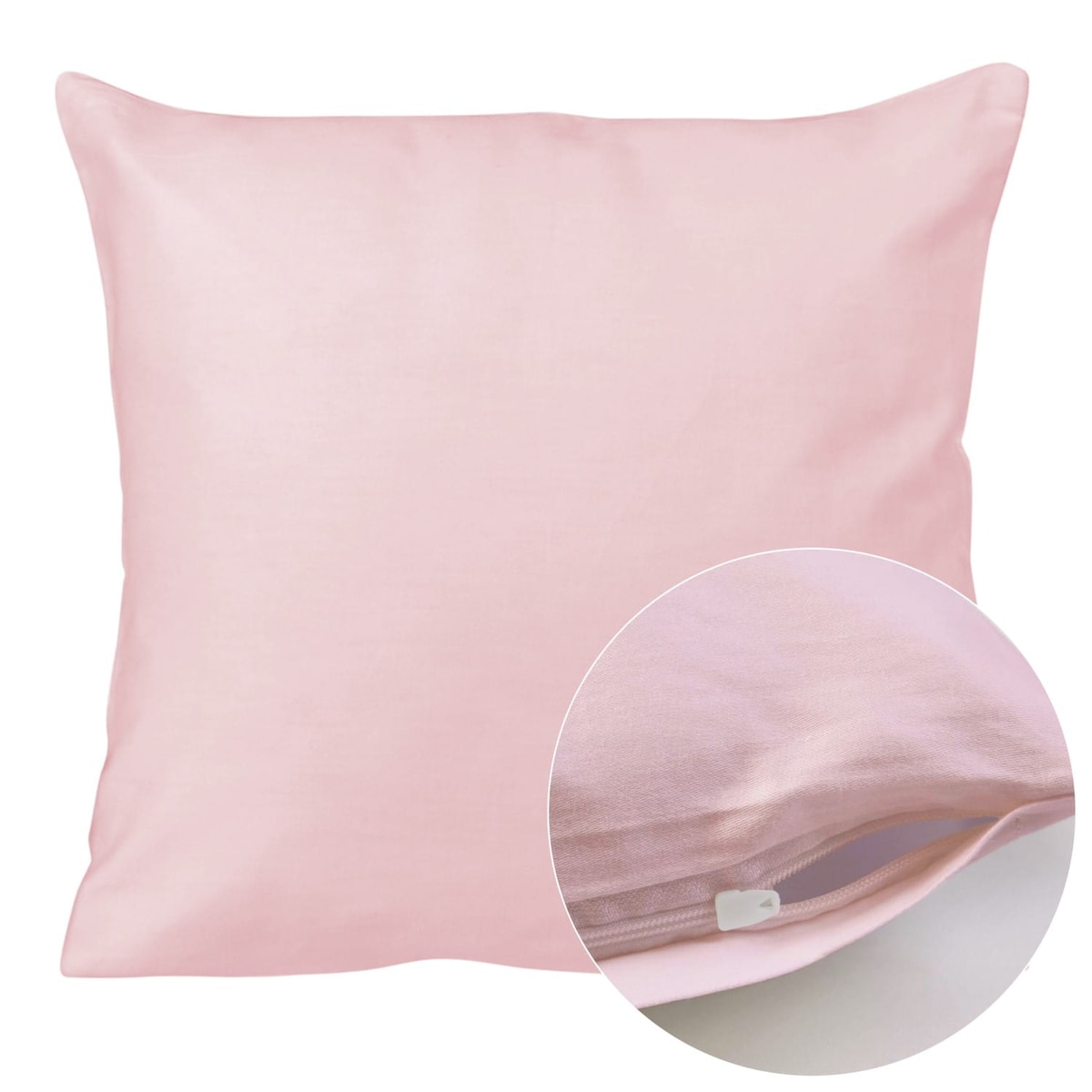 Poszewka satynowa 40x40 kolor Róż