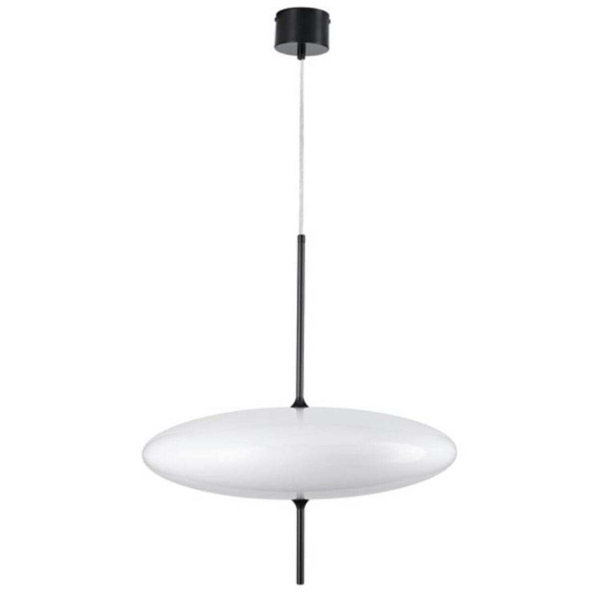 Lampa zwisowa Piatto ST-9222P Step eliptyczna biała czarna