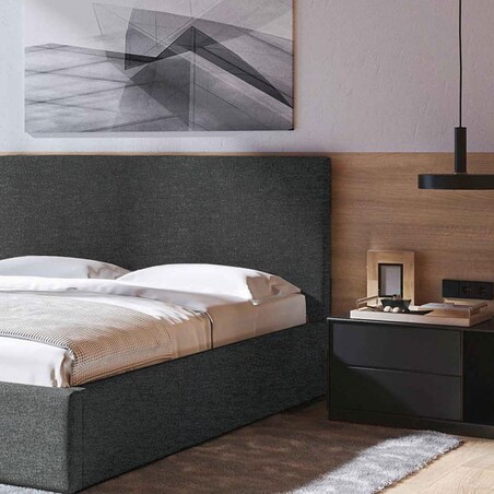 Mesonica Łóżko Bufo, antracyt 160x200