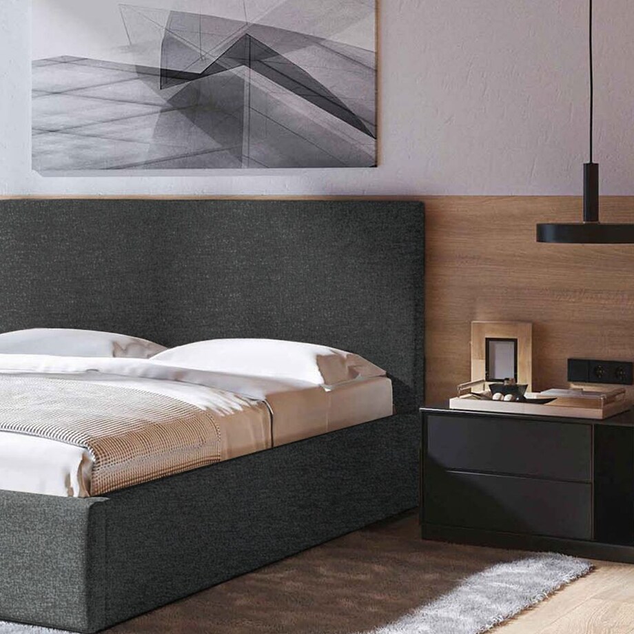 Mesonica Łóżko Bufo, antracyt 160x200