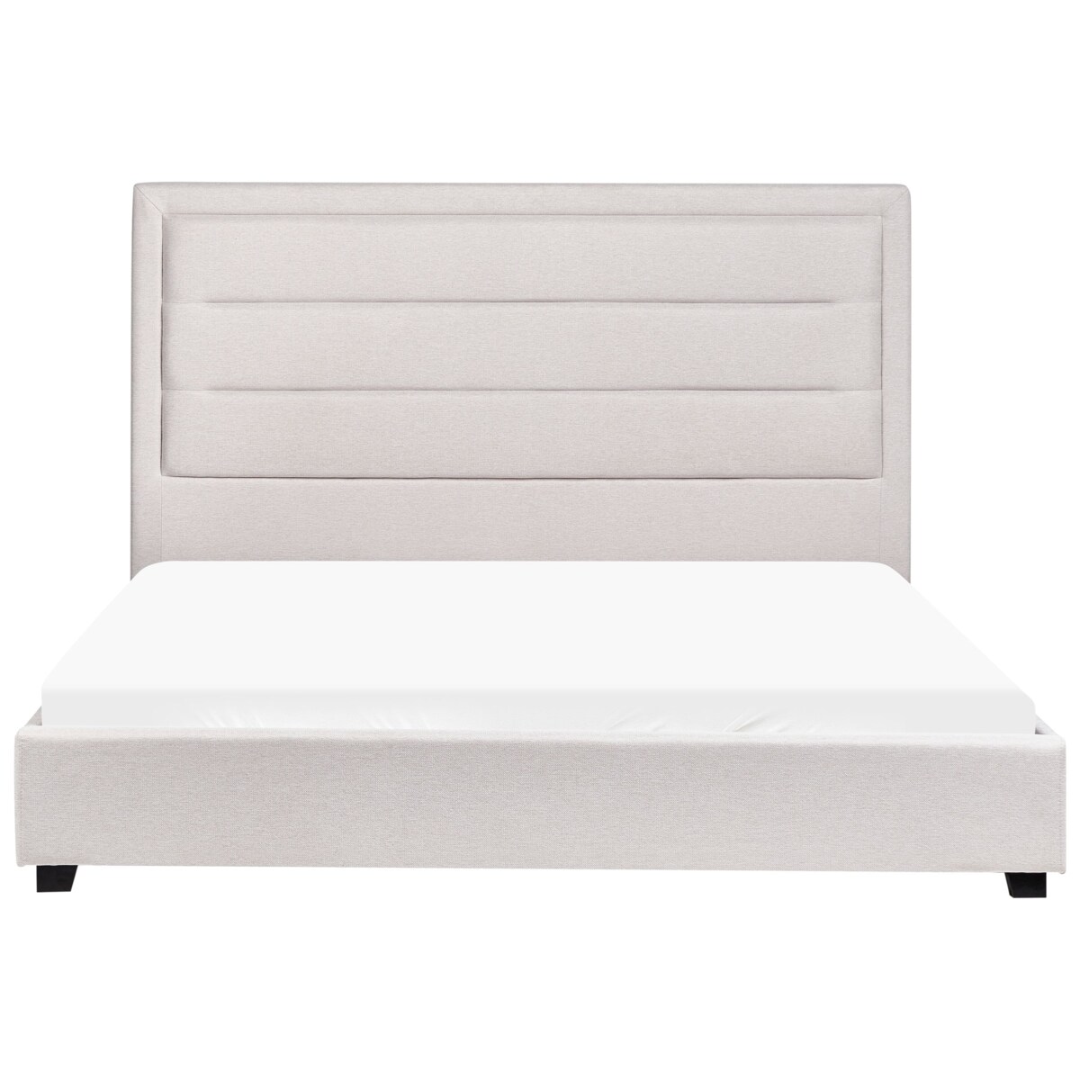 Łóżko wodne ROUEN 160 x 200 cm Jasnobeżowy