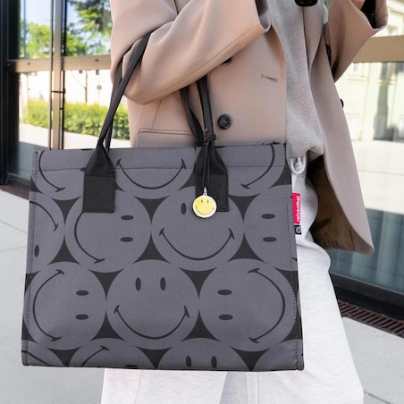 Torba DAILY SHOPPER, smiley® grey