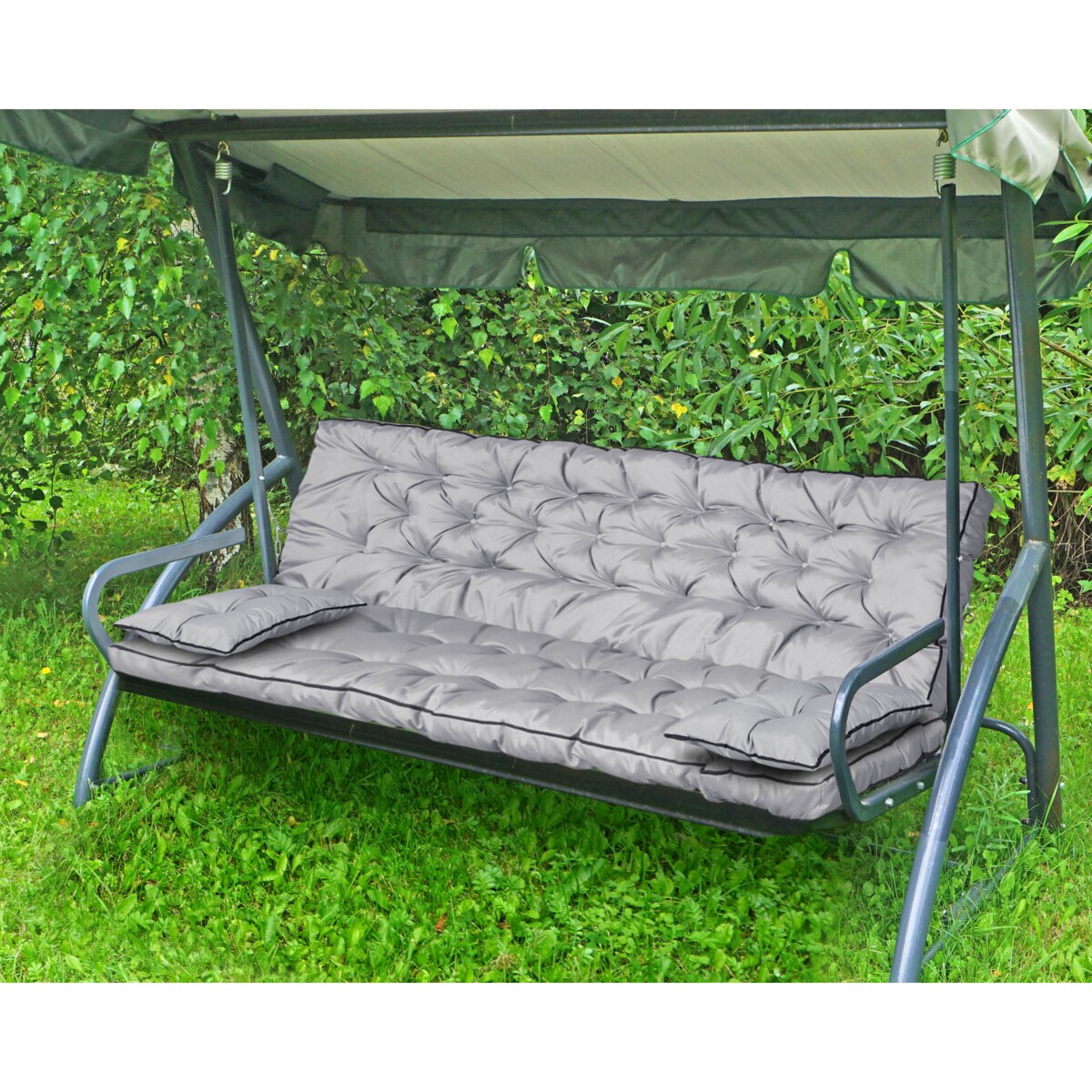 Poduszka Ogrodowa Zestaw Na Ławkę Huśtawkę 180X60X50 Cm + 2 Poduszki