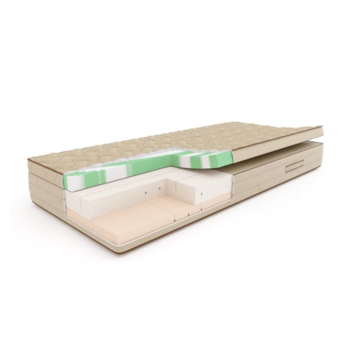 SLEEPMED NATURA PLUS - materac naturalny, piankowy