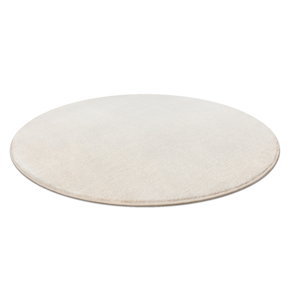 Dywan koło SEDUCTION krem 34 miękka, koło 133 cm