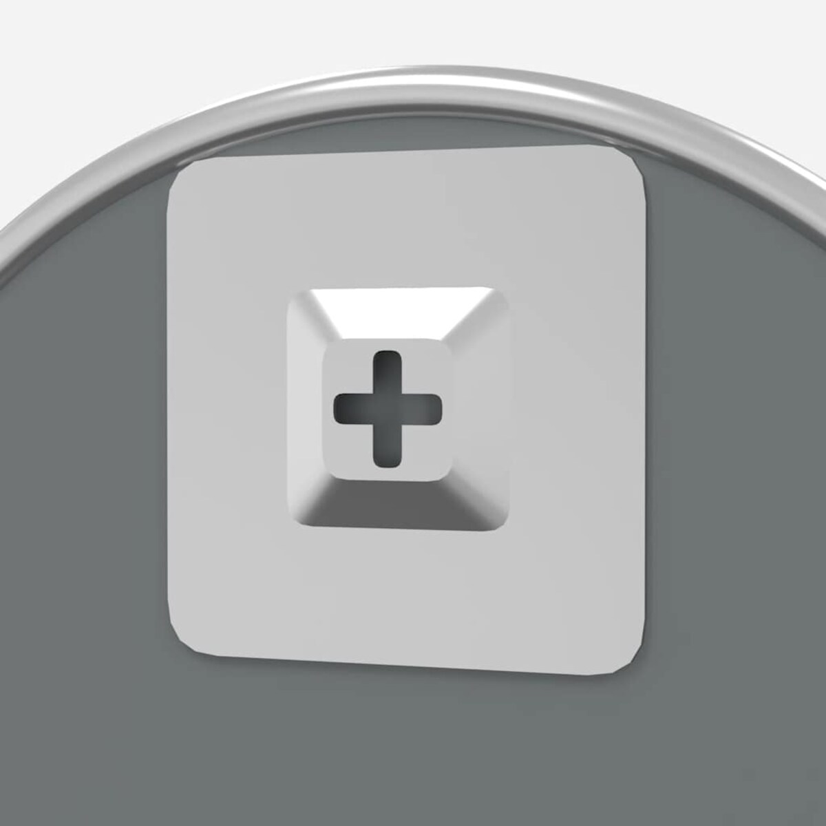 vidaXL Lustro ścienne, srebrne, Ø 40 cm, okrągłe