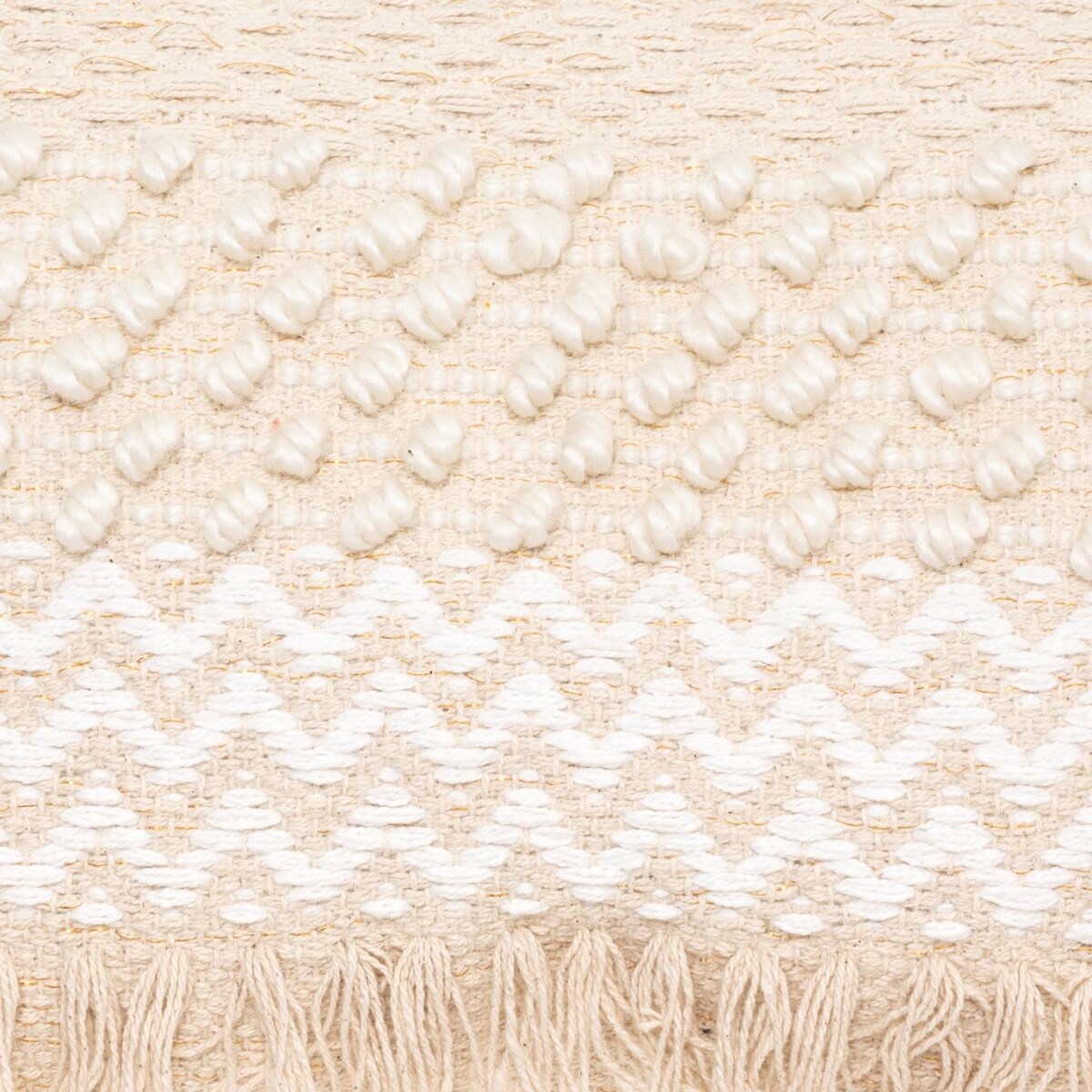 Ozdobna poduszka Cot Sand, bawełniana, boho, 30 x 50 cm