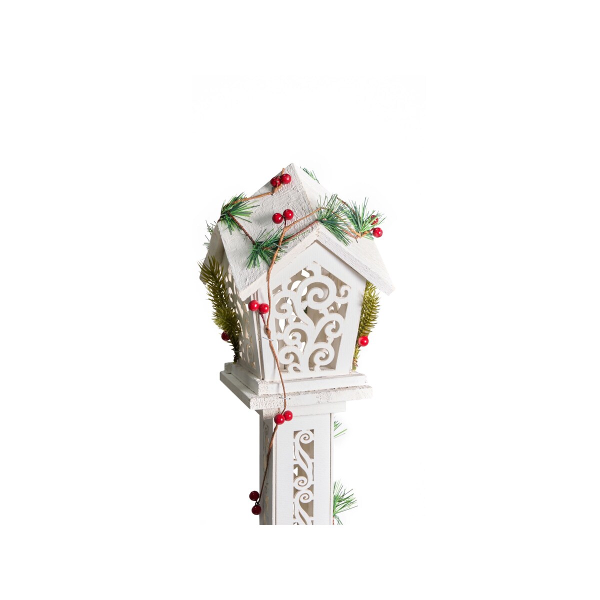 Dekoracja świąteczna LED LUMMENE Latarnia 80 cm Biały