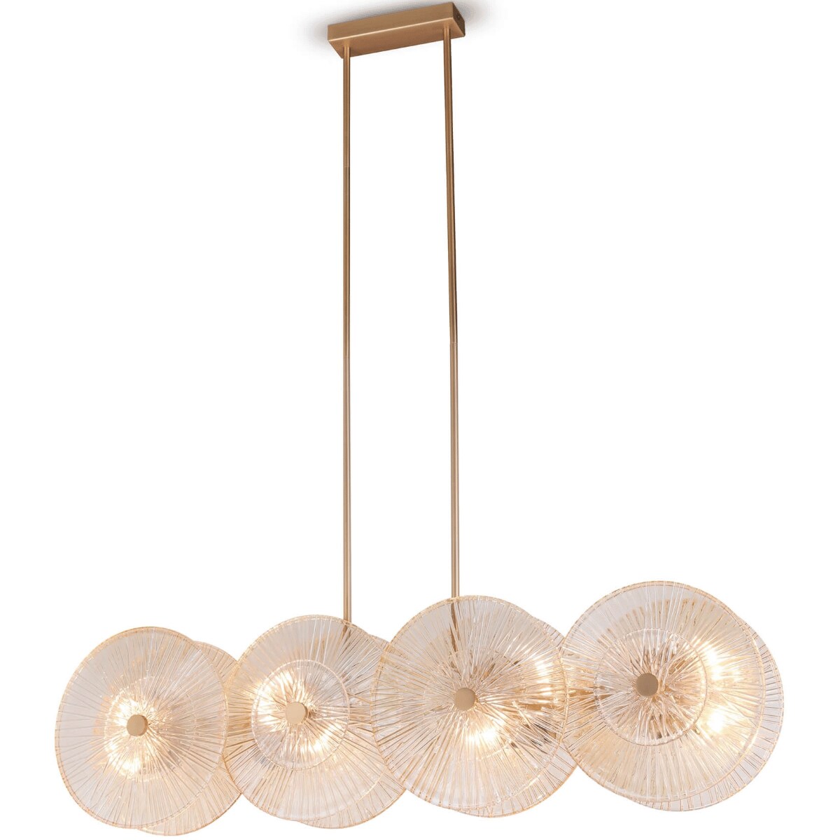 Lampa zwisowa Aster MOD007PL-08G1 koła balls złote