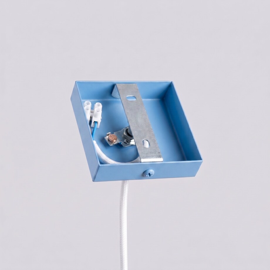 Lampa wisząca PASTELO 1 błękitna