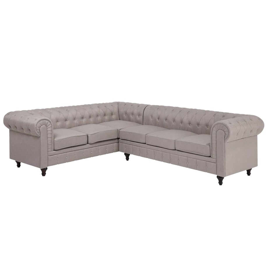 Narożnik prawostronny beżowy CHESTERFIELD