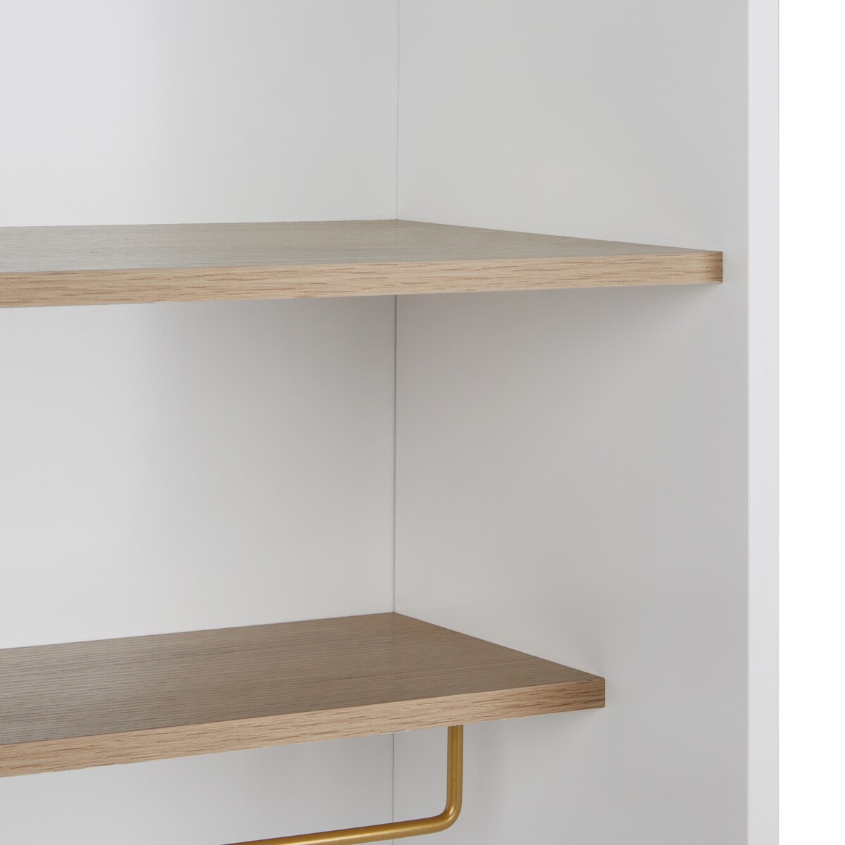 Witryna ze szklaną gablotą PARLIN 82 cm Biały