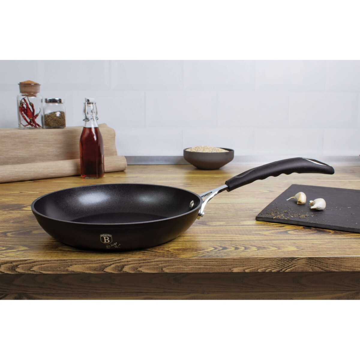 Zestaw 15 elementów garnki, patelnie, akcesoria Berlinger Haus BH-6129