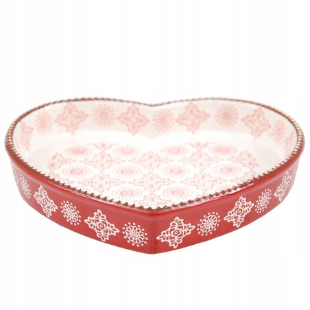 NACZYNIE DO PIECZENIA ZAPIEKANIA SERCE świąteczne patera na ciasto owoce