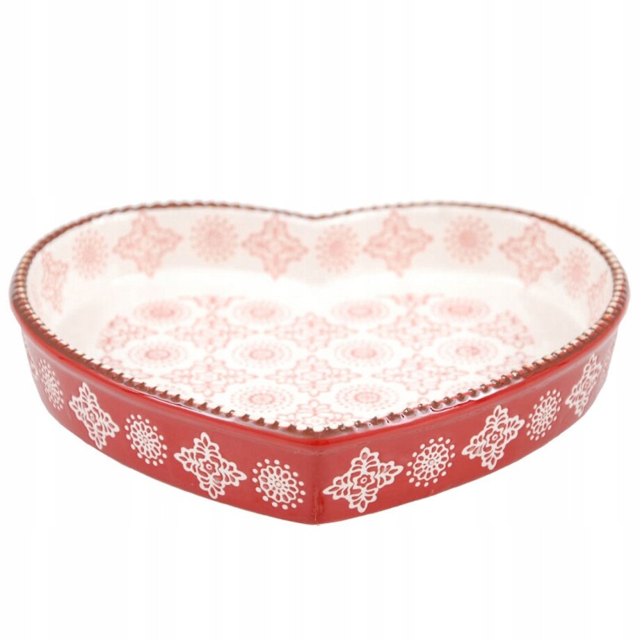 NACZYNIE DO PIECZENIA ZAPIEKANIA SERCE świąteczne patera na ciasto owoce