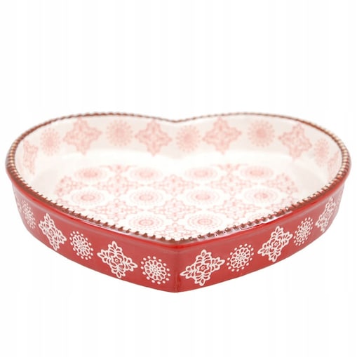 NACZYNIE DO PIECZENIA ZAPIEKANIA SERCE świąteczne patera na ciasto owoce