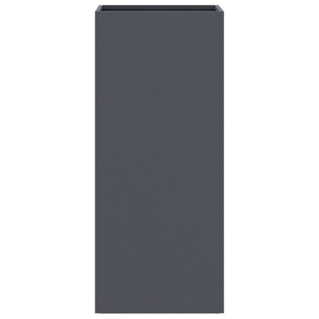 vidaXL Donica, antracytowa, 32x29x75 cm, stal
