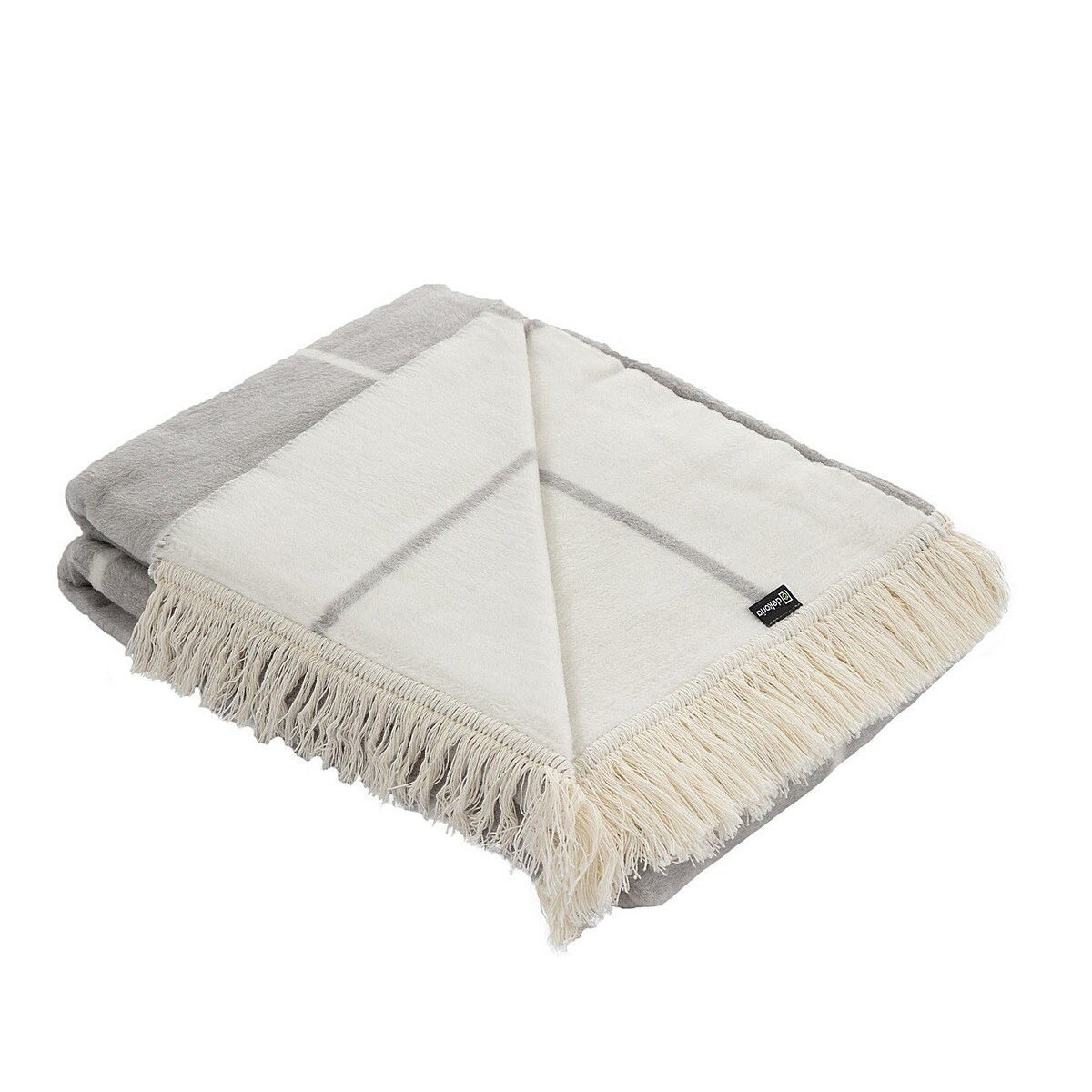 Koc Cosy Home 150x200 Grey&Ecru Check, 150 x 200 cm