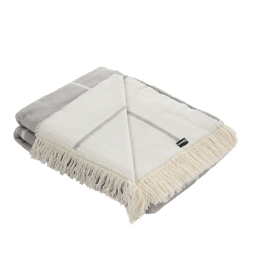 Koc Cosy Home 150x200 Grey&Ecru Check, 150 x 200 cm