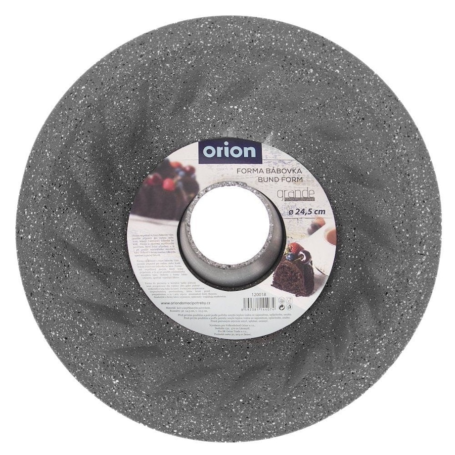 Forma metalowa do Pieczenia Babki Ciasta Granitowa 24,5 cm Grande Wzór Kwiat